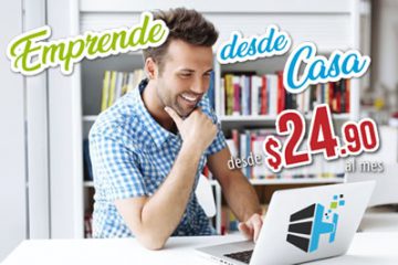 emprende desde casa, crea tu pagina web, promocion especialistas hosting octubre 2020