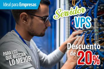 Servidor VPS con 20% de Descuento