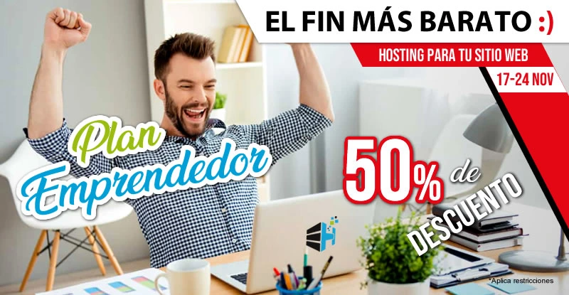 Descuento en hosting para tu sitio web buen fin 2022