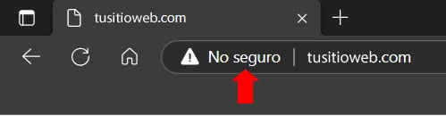 como evitar sitio no seguro sitio web, certificado de seguridad ssl