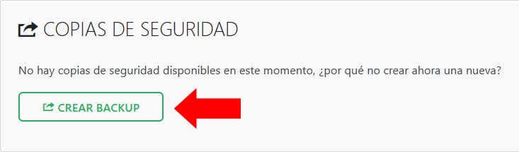 crear copia de seguridad en All-in-One WP Migration