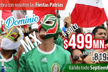 promocion dominio .mx a solo $499 especialistas hosting