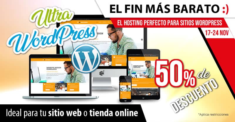 Plan de Hosting Especial para Sitios Web creados en WordPress