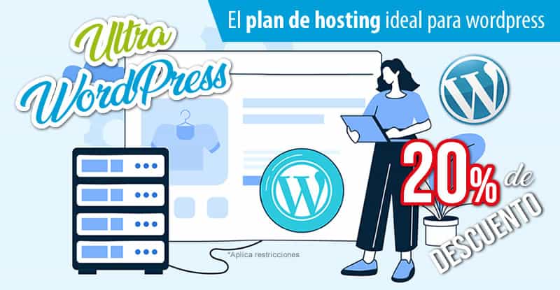 Plan de hosting para paginas web WordPress