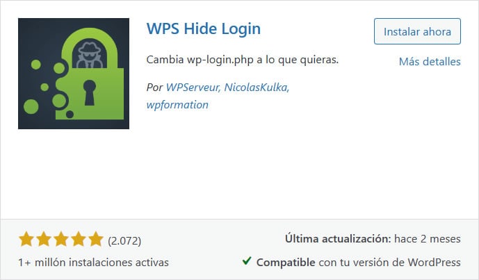 tutorial espanol wps hide login wordpress plugin