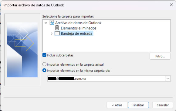 Cómo abrir un respaldo pst de mis emails en microsoft outlook