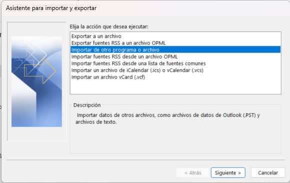 Cómo abrir un respaldo pst de mis emails en microsoft outlook