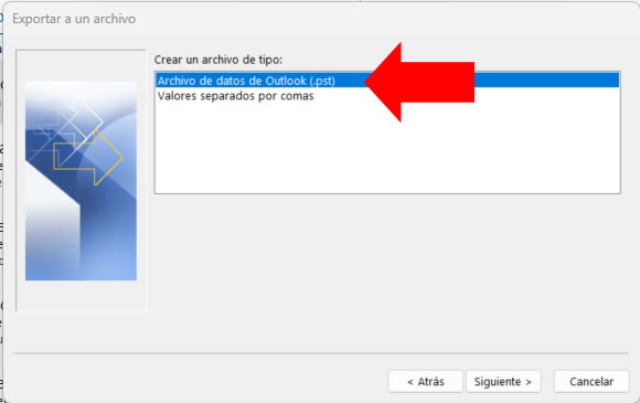 tutorial para crear un respaldo de mis emails en microsoft outlook