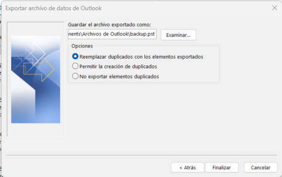 tutorial para crear un respaldo de mis emails en microsoft outlook